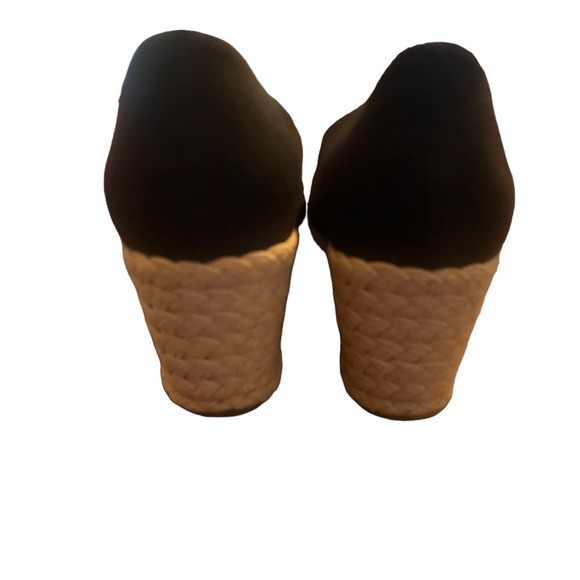 JESSICA ‘Carson’ Peep Toe Wedges size 9 Black - Picture 5 of 8